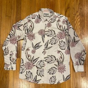 Ted Baker London Dress shirt floral design men’s size 4